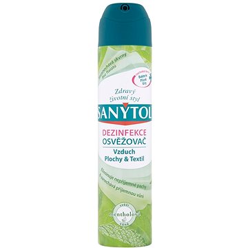 

SANYTOL Dezinfekční osvěžovač vzduchu menthol 300 ml