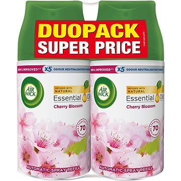 

AIR WICK Freshmatic náplň DUO Pure Květy třešní 2× 250 ml