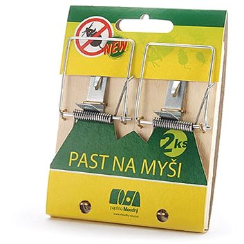 

PAPÍRNA MOUDRÝ Past na myši dřevo 2 ks