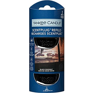 

YANKEE CANDLE Black Coconut náplň 2× 18,5 ml
