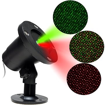 

Aga Vánoční laserový dekorativní projektor Zelená/červená MR9090