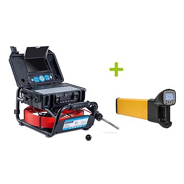 

OXE Inspekční kamera InspCam Compact 40 Micro head 14 mm a lokátor kamerové hlavice + 32GB SD karta