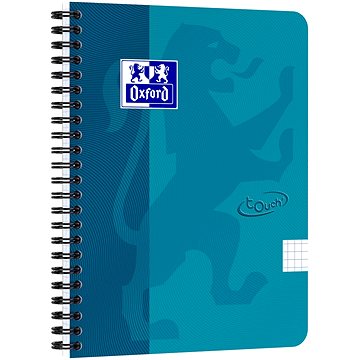 

OXFORD Nordic Touch A5+, 70 listů, čtverečkovaný, modrý