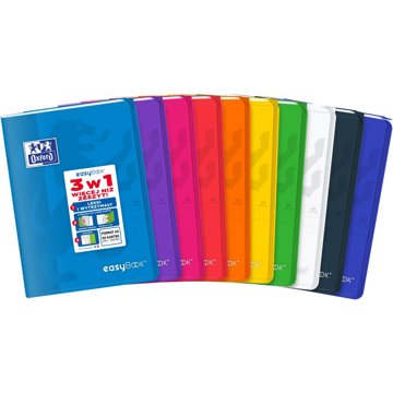 

OXFORD EasyBook A5, linkovaný, 60 listů - mix barev (1 ks)