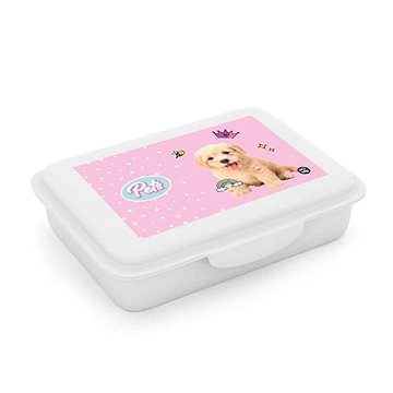 Oxybag Box na svačinu s přihrádkou Mazlíčci