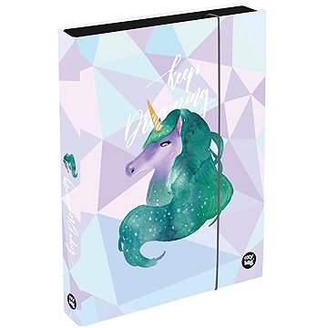 Oxybag Box na sešity A4 Jumbo OXY Sherpy Unicorn