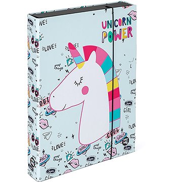 Oxybag Box na sešity A4 Jumbo Unicorn iconic