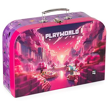 Oxybag Kufřík lamino 34 cm Playworld Girl