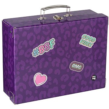Oxybag Kufřík lamino hranatý A4 OXY GO Fashion