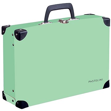 Oxybag Kufřík lamino hranatý okovaný PASTELINI zelená