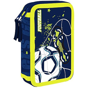 Oxybag Penál dvoupatrový prázdný fotbal