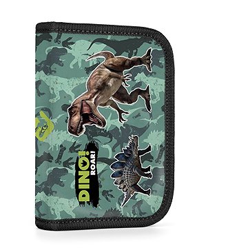 Oxybag Penál jednopatrový 2 chlopně, prázdný, Dino