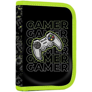 Oxybag Penál jednopatrový 2 chlopně, prázdný, Gamer