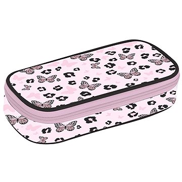 Oxybag Pouzdro etue JUMBO OXY NEXT Butterfly pink
