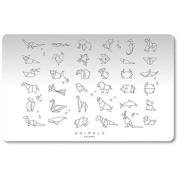 Oxybag Podložka na stůl PP 60 × 40 cm Origami animals