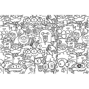 Oxybag Podložka na stůl PP 60 × 40 cm Monsters