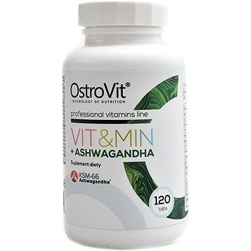 

OstroVit VIT&MIN + Ashwagandha, 120 tablet