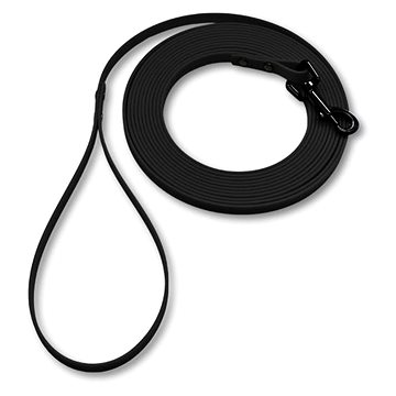 

PafDog Ultralehké voděodolné stopovací vodítko ploché, 1 cm, 10 m - černé