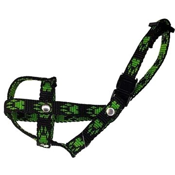 

Palkar Nylonový náhubek pro psy vel. 0 12 cm × 3 cm černo - zelený