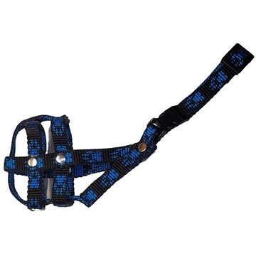 

Palkar Nylonový náhubek pro psy vel. 0,5 14 cm × 4 cm černo - modrý