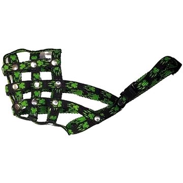 

Palkar Nylonový náhubek pro psy vel. 2 22 cm × 7,5 cm černo - zelený
