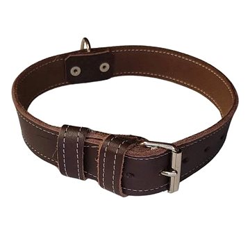 

Palkar Obojek z kůže hlazenice pro psy 60 cm × 30 mm hnědý