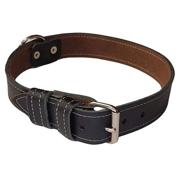 

Palkar Obojek z kůže hlazenice pro psy 80 cm × 30 mm černý