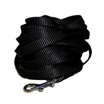

Palkar vodítko stopovací z popruhu pro psy 15 m × 10 mm černé