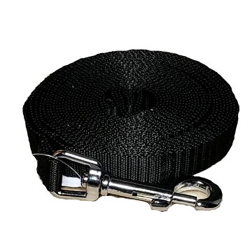 

Palkar vodítko stopovací z popruhu pro psy 10 m × 16 mm černé