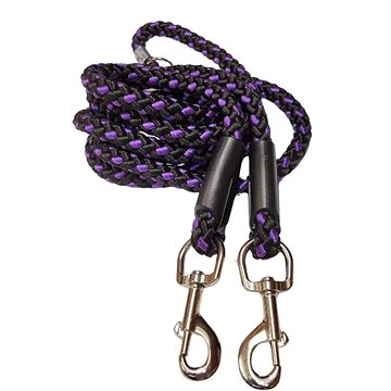 

Palkar přepínací vodítko pro psy 250 cm × 14 mm černo-fialové