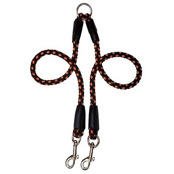 

Palkar Vodítko rozdvojka pro psy 40 cm × 8 mm černo - oranžové