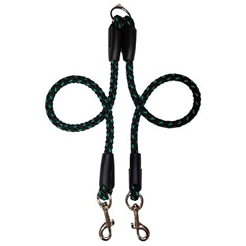 

Palkar Vodítko rozdvojka pro psy 40 cm × 8 mm černo - zelené