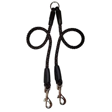 

Palkar Vodítko rozdvojka pro psy 50 cm × 14 mm černo - hnědé