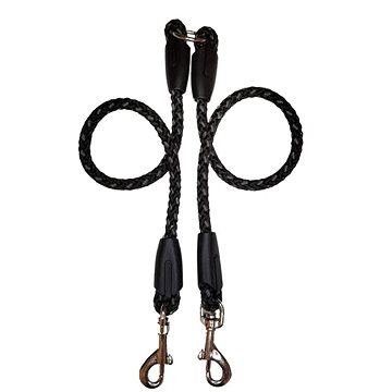 

Palkar Vodítko rozdvojka pro psy 50 cm × 14 mm černo - šedé