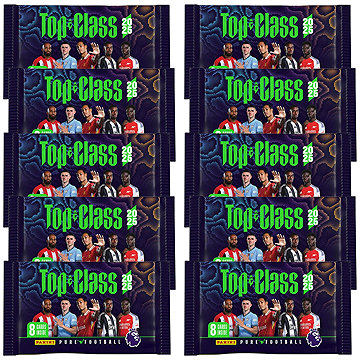 Panini 10 × karty PREMIER LEAGUE TOP CLASS 2025