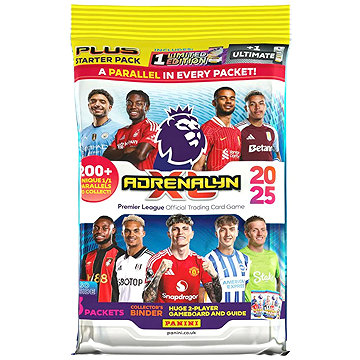 Panini Startovací sada PREMIER LEAGUE Adrenalyn XL PLUS 2025