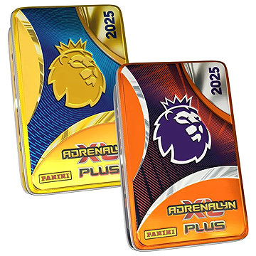 Panini Krabička karet PREMIER LEAGUE PLUS Adrenalyn XL 2025 Mega Tin
