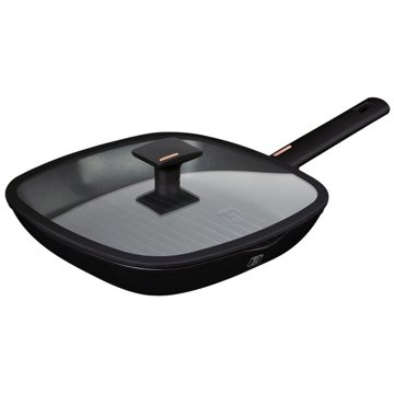 

BerlingerHaus Monaco Collection Pánev grilovací s titanovým povrchem a poklicí 28 cm