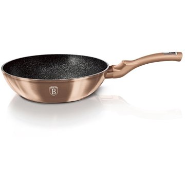 

BerlingerHaus Rosegold Metallic Line Wok s mramorovým povrchem 30 cm