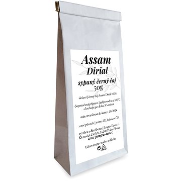 

Pangea Tea černý sypaný čaj Assam Dirial 50 g