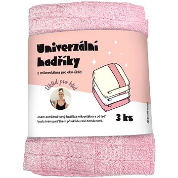 

Úklid pro klid univerzální hadřík z mikrovlákna - 3 ks