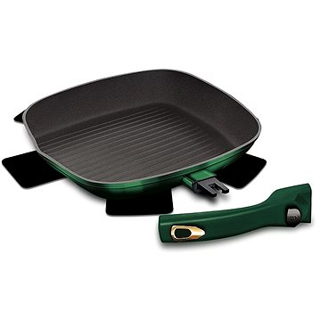

BERLINGERHAUS Pánev grilovací s odnímatelnou rukojetí 28 cm Emerald Collection