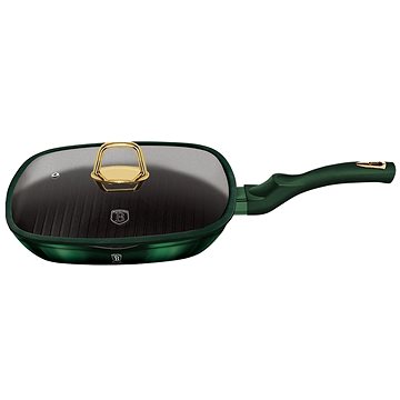 

BERLINGERHAUS Pánev grilovací s poklicí a titanovým povrchem 28 cm Emerald Collection