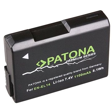

PATONA pro Nikon EN-EL14 1100mAh Li-Ion Premium