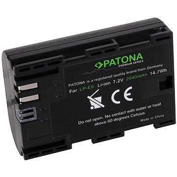 

PATONA pro Canon LP-E6 2000 mAh Li-Ion Premium
