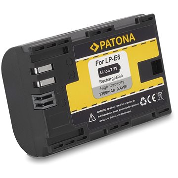 

PATONA pro Canon LP-E6 1300mAh Li-Ion