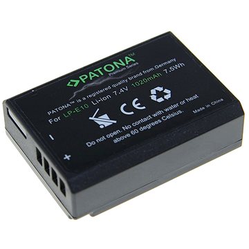 

PATONA pro Canon LP-E10 1020mAh Li-Ion Premium