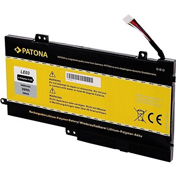 

Patona pro HP Envy x360 m6 3400mAh Li-Pol 11,4V LE03XL