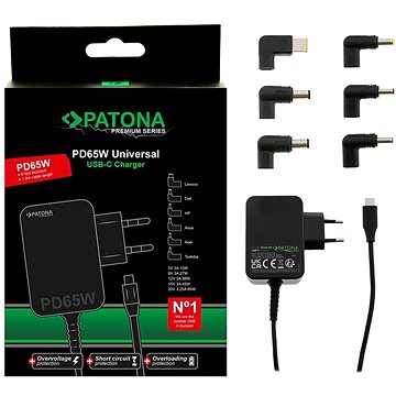 

PATONA k ntb UNI 65W PD USB-C + 6 konektorů