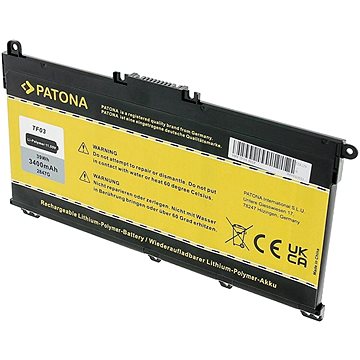 

Patona pro HP Pavilion 14-BK/15-CC 3400mAh Li-Pol 11,55V TF03XL